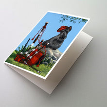 Load image into Gallery viewer, Scottie Piper Greeting Cards -  Blank Note Cards – 8-Pack of Artist-Designed Cards with Envelopes