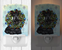 Load image into Gallery viewer, Scottie Christmas Snowflake Ceramic Night Light PPP3181CNL