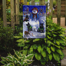 Load image into Gallery viewer, Scottie Christmas Snowman Garden Flag – Decorative Outdoor Yard Flag PPP3184GF