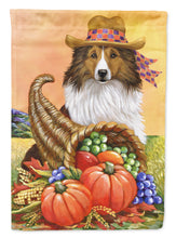 Load image into Gallery viewer, Sheltie Autumn Garden Flag – Decorative Outdoor Yard Flag PPP3185GF