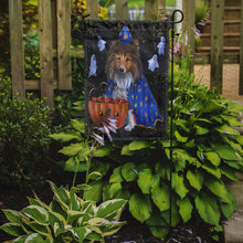 Load image into Gallery viewer, Sheltie Halloween Witch Garden Flag – Decorative Outdoor Yard Flag PPP3186GF
