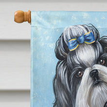 Load image into Gallery viewer, Shih Tzu Top Fans Flag Canvas House Size PPP3190CHF