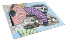 Load image into Gallery viewer, Shih Tzu Top Fans Glass Cutting Boards – Durable, Decorative Kitchen Art Large PPP3190LCB
