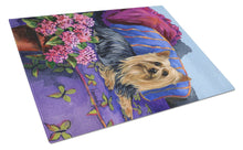 Load image into Gallery viewer, Silky Terrier Luxurious Glass Cutting Boards – Durable, Decorative Kitchen Art Large PPP3192LCB