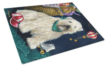 Load image into Gallery viewer, Wheaten Terrier Playroom Glass Cutting Boards – Durable, Decorative Kitchen Art Large PPP3193LCB