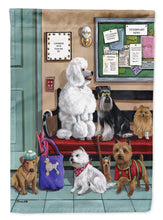 Load image into Gallery viewer, Dogs Vet Visit Flag Canvas House Size PPP3196CHF