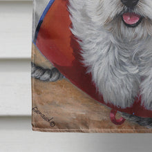 Load image into Gallery viewer, Westie Ahoy Sailor Flag Canvas House Size PPP3197CHF
