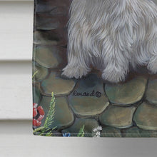 Load image into Gallery viewer, Westie April Showers Flag Canvas House Size PPP3198CHF