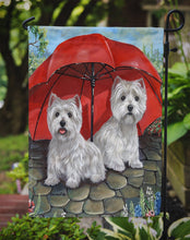 Load image into Gallery viewer, Westie April Showers Garden Flag – Decorative Outdoor Yard Flag PPP3198GF