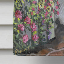 Load image into Gallery viewer, Westie At the Gate Flag Canvas House Size PPP3199CHF