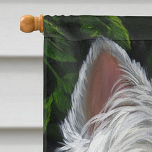 Load image into Gallery viewer, Westie Baby Face Flag Canvas House Size PPP3201CHF