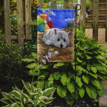 Load image into Gallery viewer, Westie Beach Baby Garden Flag – Decorative Outdoor Yard Flag PPP3202GF