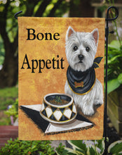 Load image into Gallery viewer, Westie Bone Appetit Garden Flag – Decorative Outdoor Yard Flag PPP3203GF
