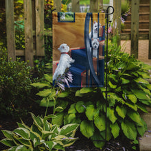 Load image into Gallery viewer, Westie Going Up Garden Flag – Decorative Outdoor Yard Flag PPP3204GF