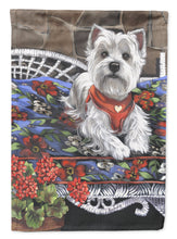 Load image into Gallery viewer, Westie Hannah Mae Flag Canvas House Size PPP3206CHF