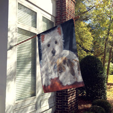 Load image into Gallery viewer, Westie Rabbit Harmony Flag Canvas House Size PPP3207CHF