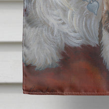 Load image into Gallery viewer, Westie Rabbit Harmony Flag Canvas House Size PPP3207CHF