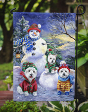 Load image into Gallery viewer, Westie Holiay Snowballs Garden Flag – Decorative Outdoor Yard Flag PPP3208GF
