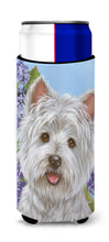 Load image into Gallery viewer, Westie Hydrangea  Hugger for slim cans PPP3210MUK