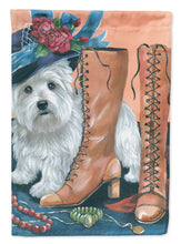 Load image into Gallery viewer, Westie in Mom's Closet Garden Flag – Decorative Outdoor Yard Flag PPP3211GF