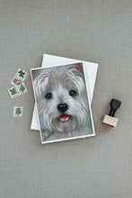 Load image into Gallery viewer, Westie Kissable Face Greeting Cards -  Blank Note Cards – 8-Pack of Artist-Designed Cards with Envelopes