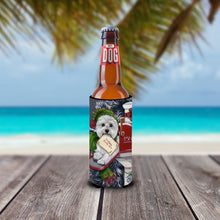 Load image into Gallery viewer, Westie Christmas Letter to Santa  Hugger for slim cans PPP3215MUK