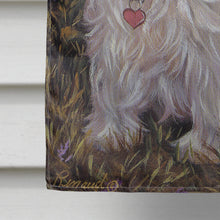 Load image into Gallery viewer, Westie Lily &amp; Lilacs Flag Canvas House Size PPP3216CHF