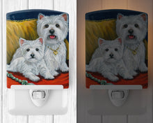 Load image into Gallery viewer, Westie Mom and Pup Ceramic Night Light PPP3218CNL
