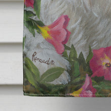 Load image into Gallery viewer, Westie Petunia Flag Canvas House Size PPP3221CHF