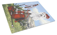 Load image into Gallery viewer, Westie Piper Glass Cutting Boards – Durable, Decorative Kitchen Art Large PPP3222LCB