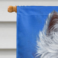 Load image into Gallery viewer, Westie Play Ball Flag Canvas House Size PPP3223CHF