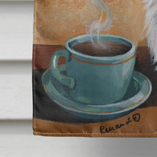 Load image into Gallery viewer, Westie Puppuccino Flag Canvas House Size PPP3225CHF
