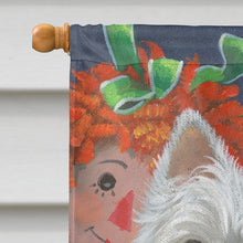 Load image into Gallery viewer, Westie Ragdoll Flag Canvas House Size PPP3226CHF