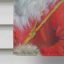 Load image into Gallery viewer, Westie Christmas Santa's Westies Flag Canvas House Size PPP3229CHF
