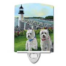 Load image into Gallery viewer, Westie Schooner &amp; Annie Ceramic Night Light PPP3230CNL