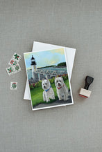 Load image into Gallery viewer, Westie Schooner &amp; Annie Greeting Cards -  Blank Note Cards – 8-Pack of Artist-Designed Cards with Envelopes