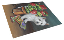 Load image into Gallery viewer, Westie Seedlings Glass Cutting Boards – Durable, Decorative Kitchen Art Large PPP3231LCB