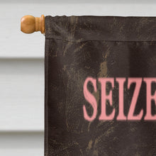 Load image into Gallery viewer, Westie Seize the Day Flag Canvas House Size PPP3232CHF