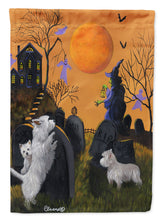 Load image into Gallery viewer, Westie Wicked Witch Garden Flag – Decorative Outdoor Yard Flag PPP3234GF