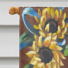 Load image into Gallery viewer, Westie Zoe and Sunflowers Flag Canvas House Size PPP3236CHF