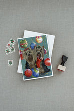 Load image into Gallery viewer, Yorkie Christmas All that Glitters Greeting Cards -  Blank Note Cards – 8-Pack of Artist-Designed Cards with Envelopes