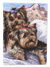 Load image into Gallery viewer, Yorkie Bed Bugs Garden Flag – Decorative Outdoor Yard Flag PPP3240GF