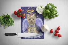Load image into Gallery viewer, Yorkie Christmas Angel Glass Cutting Boards – Durable, Decorative Kitchen Art Large PPP3243LCB