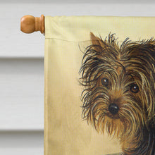 Load image into Gallery viewer, Yorkie Bath Time Flag Canvas House Size PPP3244CHF