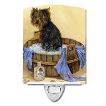 Load image into Gallery viewer, Yorkie Bath Time Ceramic Night Light PPP3244CNL