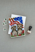 Load image into Gallery viewer, Yorkie USA Greeting Cards -  Blank Note Cards – 8-Pack of Artist-Designed Cards with Envelopes