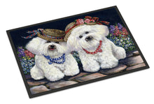 Load image into Gallery viewer, Bichon Frise Sisters Doormat - 24x36 Decorative Floor Mat – Indoor/Outdoor Rug with Artistic Flair PPP3247JMAT