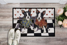 Load image into Gallery viewer, Boston Terrier Puppy Love Doormat - 24x36 Decorative Floor Mat – Indoor/Outdoor Rug with Artistic Flair PPP3249JMAT
