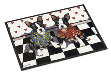 Load image into Gallery viewer, Boston Terrier Puppy Love Doormat - 24x36 Decorative Floor Mat – Indoor/Outdoor Rug with Artistic Flair PPP3249JMAT