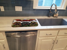 Load image into Gallery viewer, Cairn Terrier Christmas Ceaser and Co Dish Drying Mat – Absorbent, Artistic Kitchen Essentials PPP3251DDM